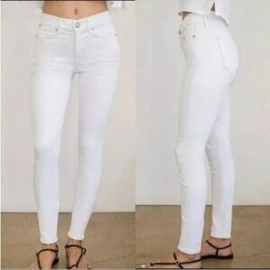 AYR The Chiller skinny white jeans 34